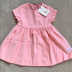 Smiling Button Pink Corduroy Dress NWT